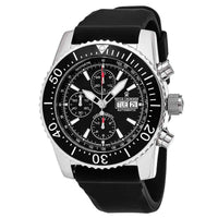 Thumbnail for Revue Thommen Air Speed Men's 45mm Stainless Steel Black Automatic Chronograph Watch
