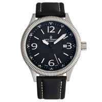 Thumbnail for Revue Thommen Pilot Men's 44mm Stainless Steel Black Automatic Watch