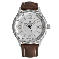 Thumbnail for Revue Thommen Pilot Men's 44mm Stainless Steel Brown Automatic Watch