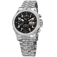 Thumbnail for Revue Thommen Pilot Men's 42mm Black Automatic Chronograph Watch