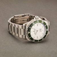Thumbnail for Revue Thommen Diver Men's 42mm Stainless Steel Silver Green Automatic Watch