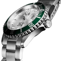 Thumbnail for Revue Thommen Diver Men's 42mm Stainless Steel Silver Green Automatic Watch