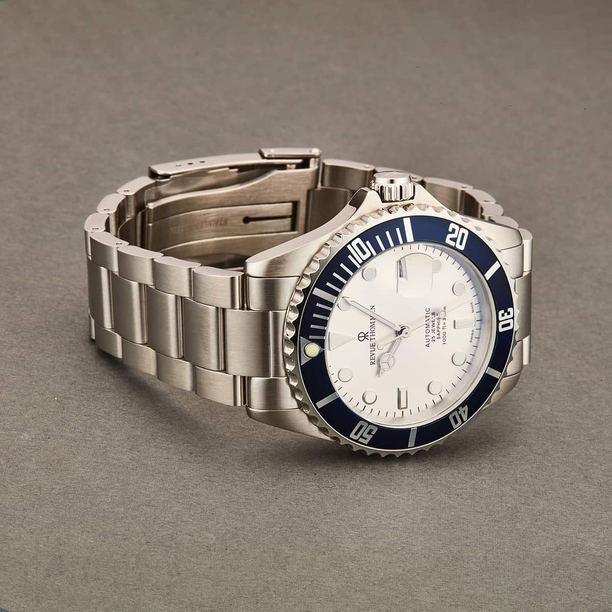 Revue Thommen Diver Men's 42mm Stainless Steel Silver Dial Automatic Watch