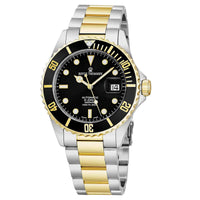 Thumbnail for Revue Thommen Diver Men's 42mm Black Dial Two-Tone Stainless Steel Automatic Watch