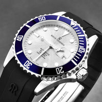 Thumbnail for Revue Thommen Diver Men's 42mm Silver Blue Automatic Watch