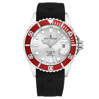Thumbnail for Revue Thommen Diver Men's 42mm Silver Red Automatic Watch