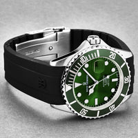 Thumbnail for Revue Thommen Diver Men's 42mm Green Swiss Automatic Watch