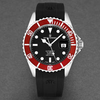 Thumbnail for Revue Thommen Diver Men's 42mm Black Red Automatic Watch