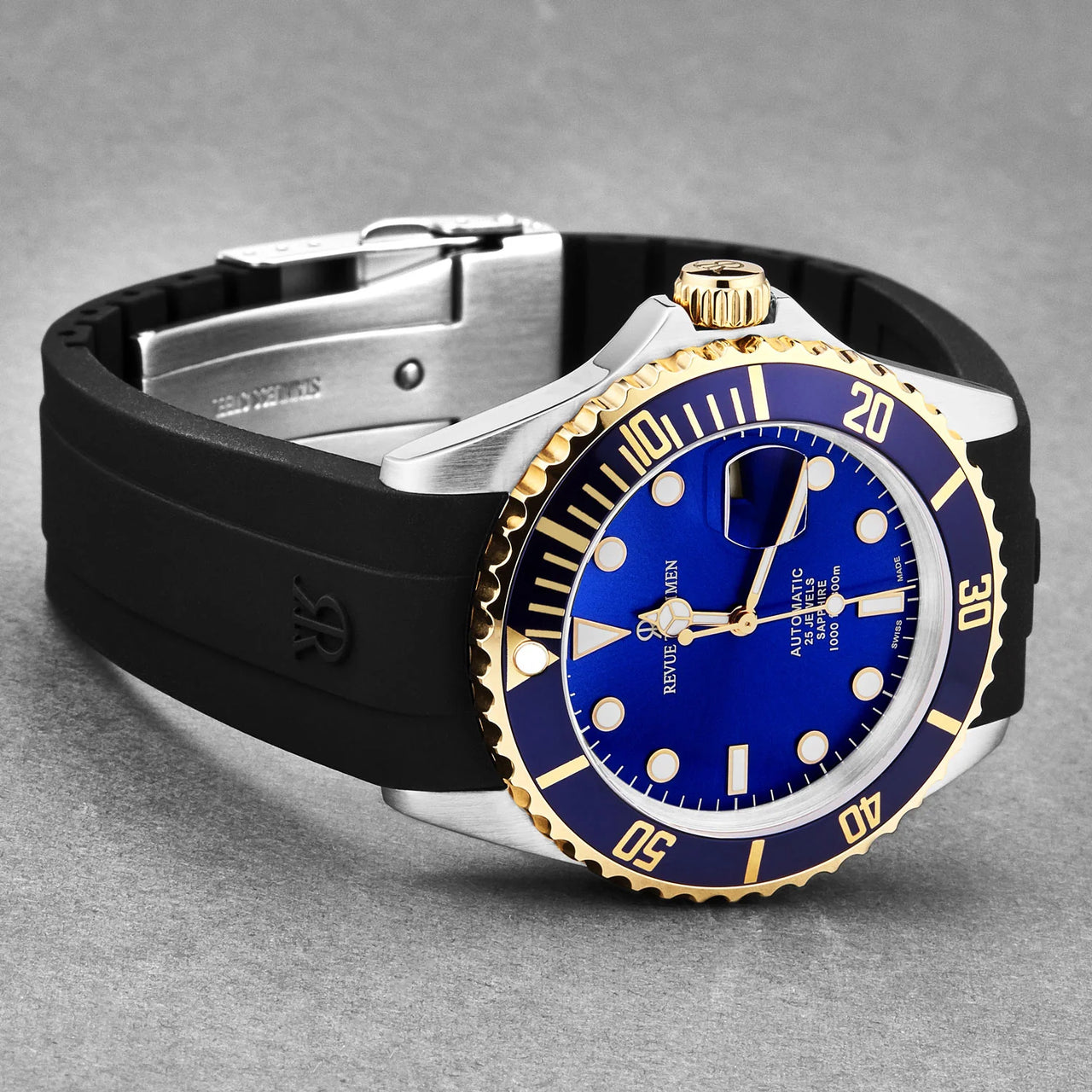 Revue Thommen Diver Men's 42mm Blue Automatic Watch