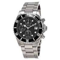 Thumbnail for Revue Thommen Diver 42mm Men's Stainless Steel Black Automatic Chronograph Watch