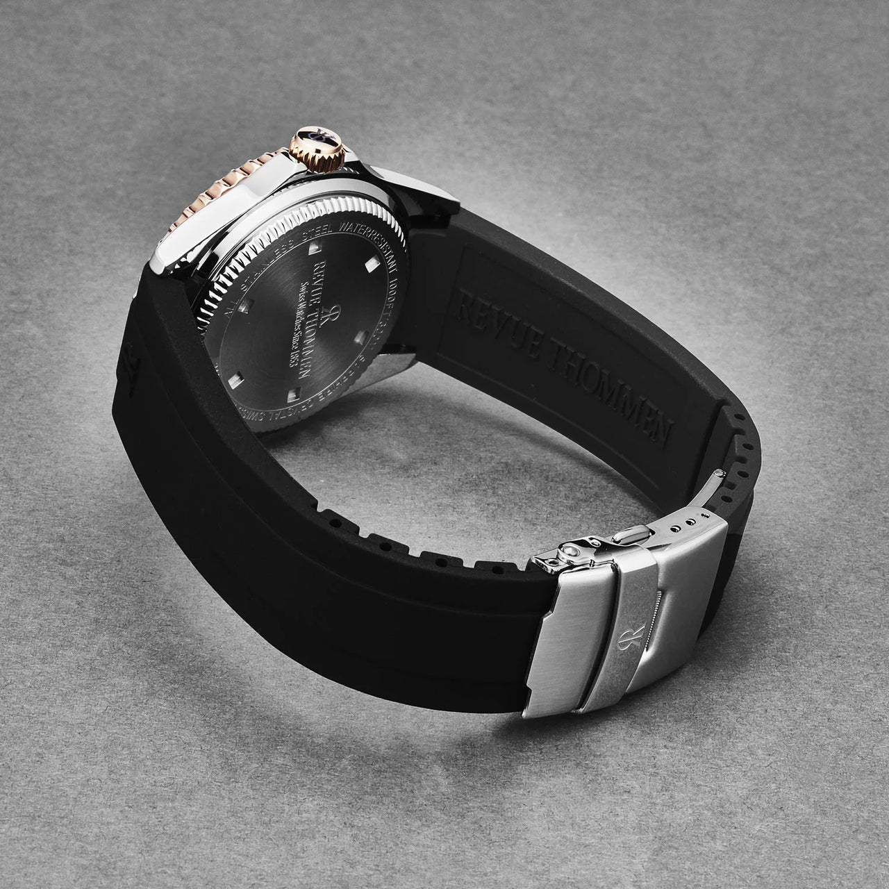 Revue Thommen Diver Men's 42mm Black Automatic Watch