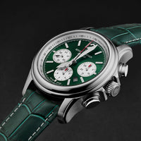 Thumbnail for Revue Thommen Men's Airspeed XL 44mm Chronograph Green Automatic Watch