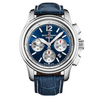 Thumbnail for Revue Thommen Men's Airspeed XL 44mm Chronograph Blue Automatic Watch