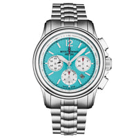 Thumbnail for Revue Thommen Men's Airspeed XL 44mm Chronograph Automatic Glacier Blue Watch