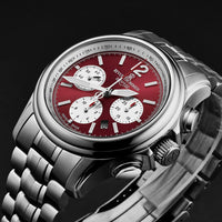 Thumbnail for Revue Thommen Air Speed Chrono 46mm Red Automatic Men's Watch