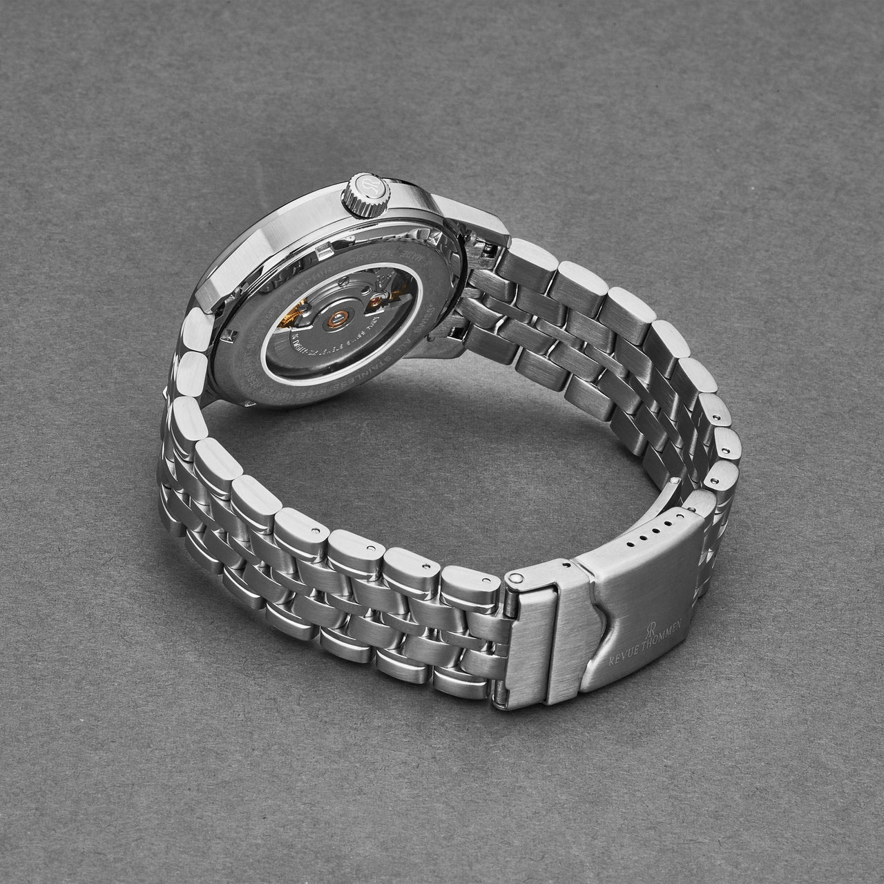 Revue Thommen Airspeed XL Men's 42mm Silver Automatic Watch