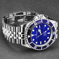 Thumbnail for Revue Thommen Blue Dial Steel 'Diver' Automatic Men's Watch