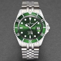 Thumbnail for Revue Thommen Diver Men's 42mm Green Automatic Watch