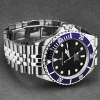 Thumbnail for Revue Thommen Black Dial Steel 'Diver' Automatic Men's Watch