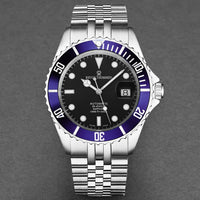 Thumbnail for Revue Thommen Black Dial Steel 'Diver' Automatic Men's Watch