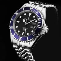 Thumbnail for Revue Thommen Black Dial Steel 'Diver' Automatic Men's Watch