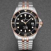 Thumbnail for Revue Thommen Men's Diver 42mm Black Two-Tone Automatic Watch