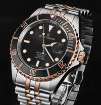 Thumbnail for Revue Thommen Men's Diver 42mm Black Two-Tone Automatic Watch
