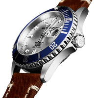 Thumbnail for Revue Thommen Diver Men's 42mm Silver Brown Automatic Watch