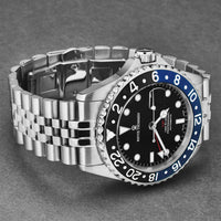Thumbnail for Revue Thommen Diver Black Dial Steel GMT Automatic Men's Watch