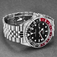 Thumbnail for Revue Thommen Diver GMT Men's 42mm Black Red Automatic Watch