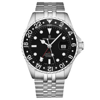 Thumbnail for Revue Thommen 'Diver' Black Dial Steel 42mm Automatic Men's Watch