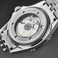 Thumbnail for Revue Thommen 'Diver' Black Dial Steel 42mm Automatic Men's Watch