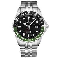 Thumbnail for Revue Thommen 'Diver' Black Dial Steel 42mm Automatic Men's Watch