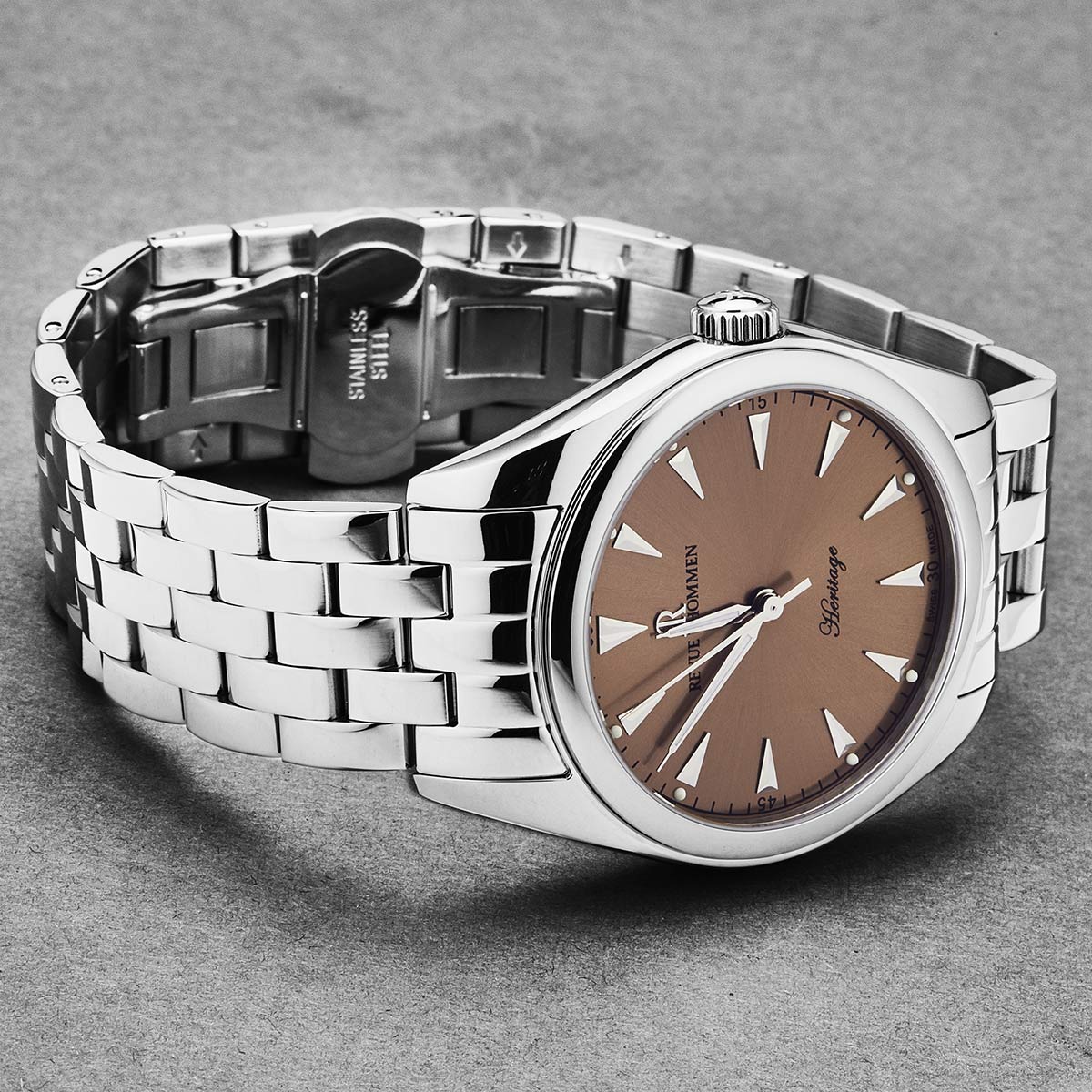 Revue Thommen Heritage Men’s 39mm Brown Automatic Watch