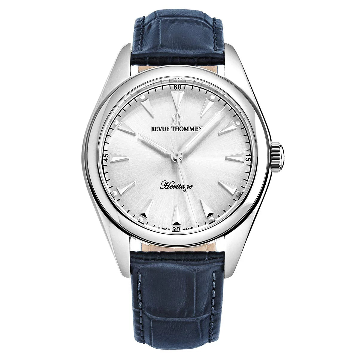 Revue Thommen Silver Dial 42mm Automatic Men's Watch
