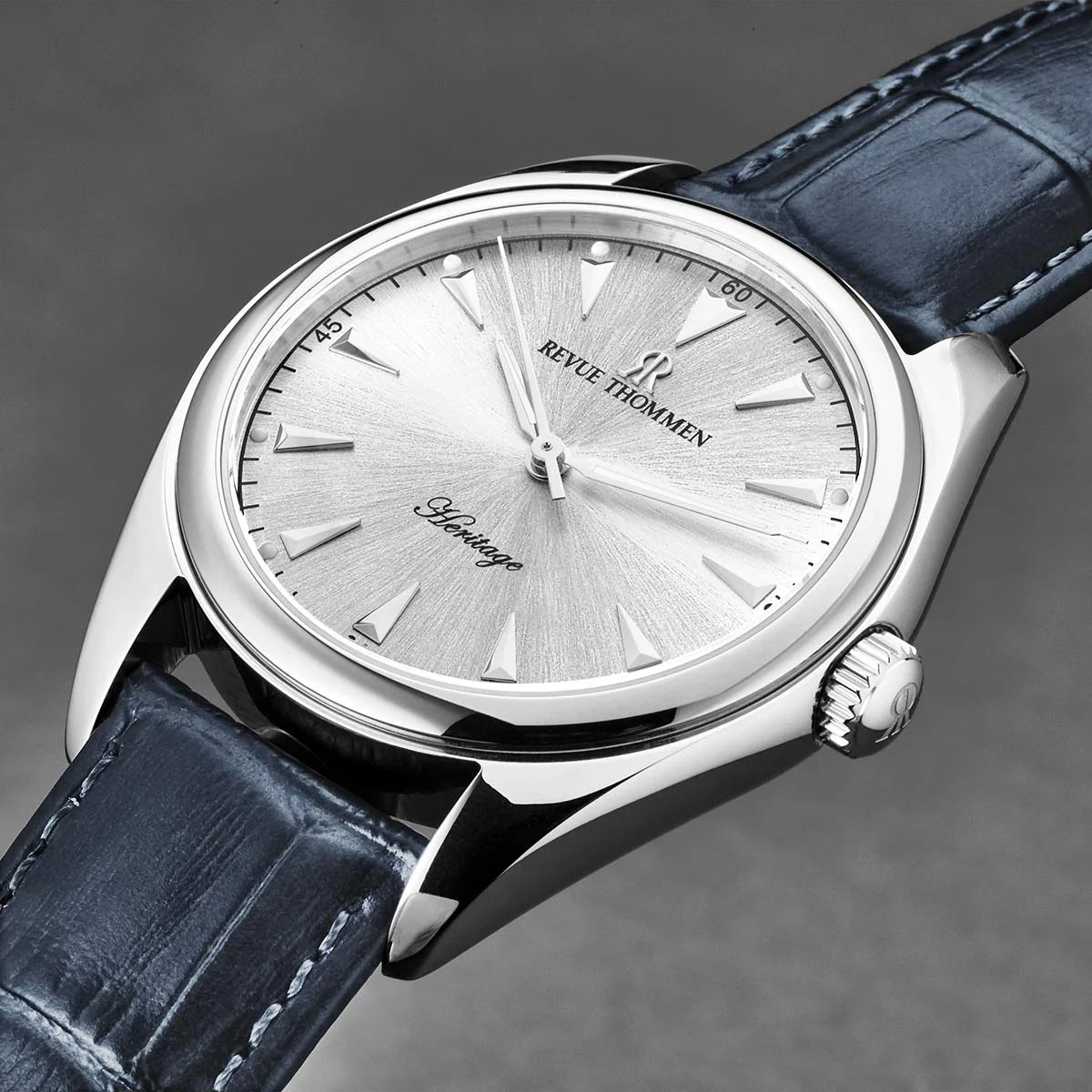 Revue Thommen Silver Dial 42mm Automatic Men's Watch