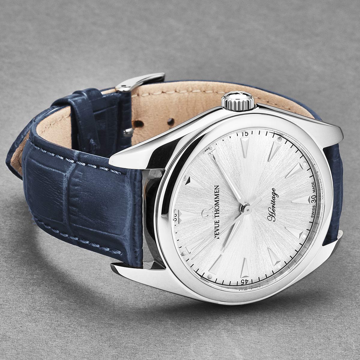 Revue Thommen Silver Dial 42mm Automatic Men's Watch