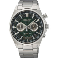 Thumbnail for Seiko Chronograph Sports Men's Green Watch SSB405P1