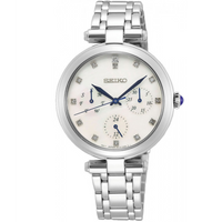 Thumbnail for Seiko Caprice 12 Diamonds Classic White Ladies Watch SKY663P1