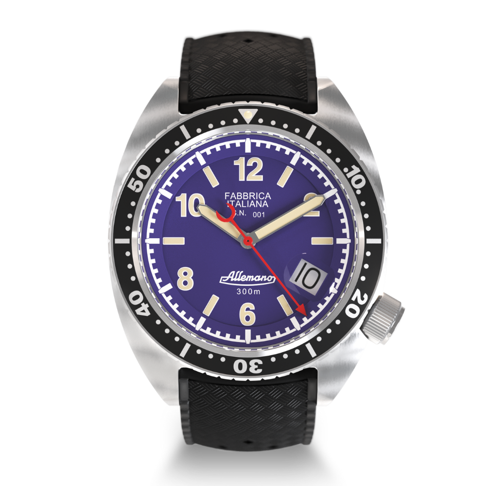 Allemano 1973 Shark Diver Men's Violet Watch SH-A-1973-P-V-DP