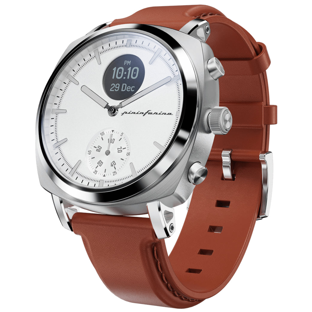 Smartwatch - Pininfarina Senso Hybrid Men's Moonlight Silver Smartwatch PMH01A-01