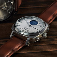 Thumbnail for Smartwatch - Pininfarina Senso Hybrid Men's Moonlight Silver Smartwatch PMH01A-01