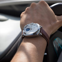 Thumbnail for Smartwatch - Pininfarina Senso Hybrid Men's Moonlight Silver Smartwatch PMH01A-01