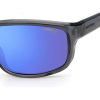 Thumbnail for Sunglasses - Carrera 8038/ 09V 63Z0 Unisex Grey Blue Sunglasses