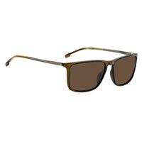 Thumbnail for Sunglasses - Hugo Boss 1182/S/I 09Q 5770 Men's Brown Sunglasses