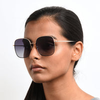 Thumbnail for Sunglasses - Hugo Boss 1336/S RHL 589O Unisex Gold Black Sunglasses
