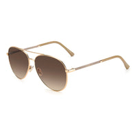 Thumbnail for Sunglasses - Jimmy Choo DEVAN/S BKU 59HA Unisex Gold Nude