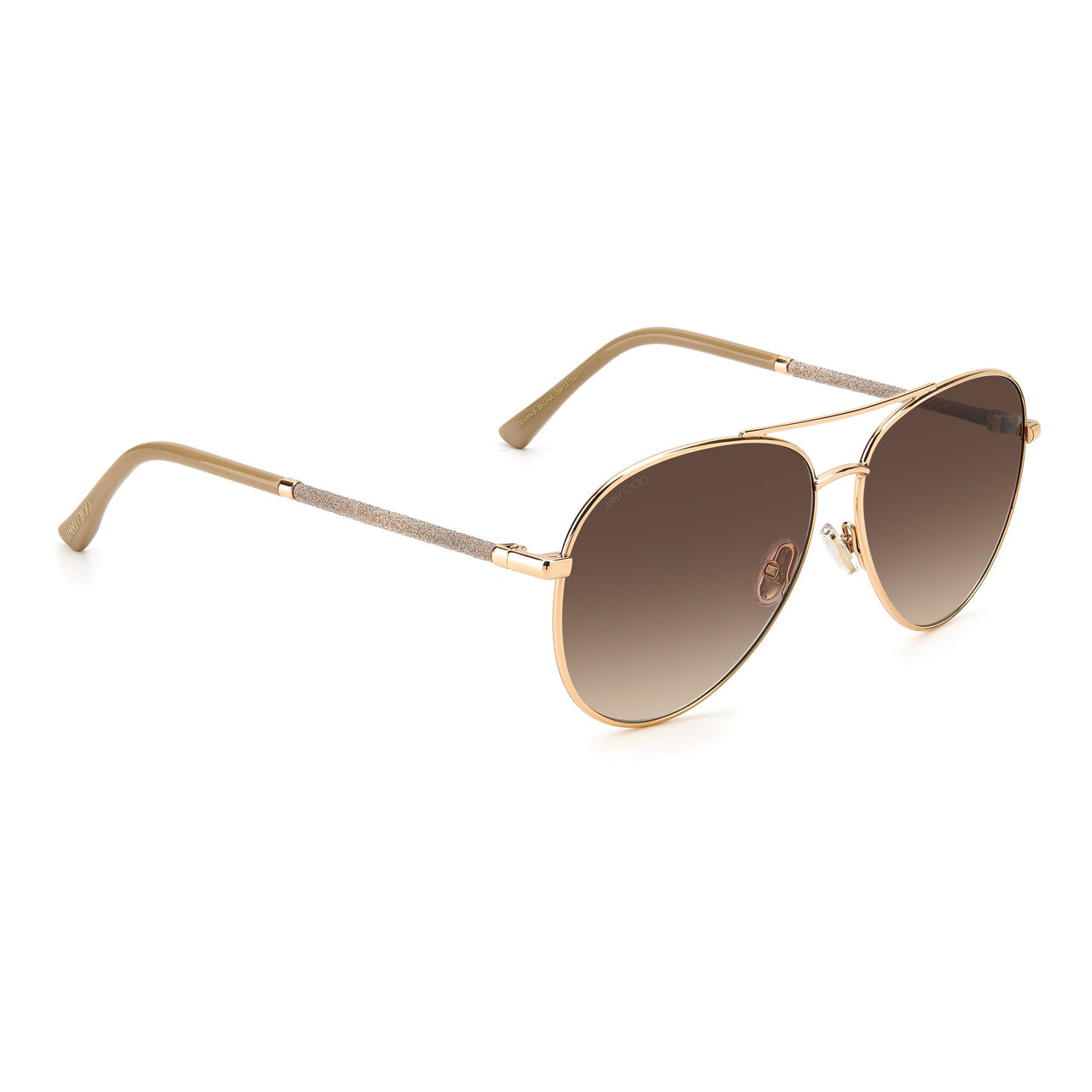Sunglasses - Jimmy Choo DEVAN/S BKU 59HA Unisex Gold Nude