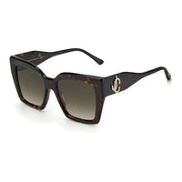 Thumbnail for Sunglasses - Jimmy Choo ELENI/G/S 086 53HA (JC36) Ladies Havana Sunglasses.
