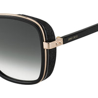 Thumbnail for Sunglasses - Jimmy Choo ELVA/S 2M2 549O Women's Black Gold